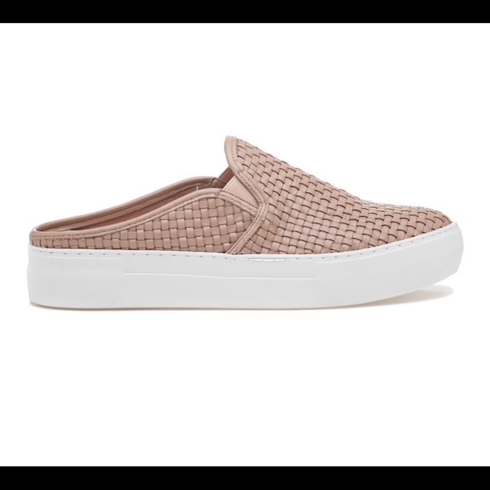 AUBREY BLUSH LEATHER SLIDE